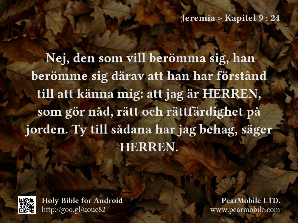 Jeremia, Kapitel 9:24